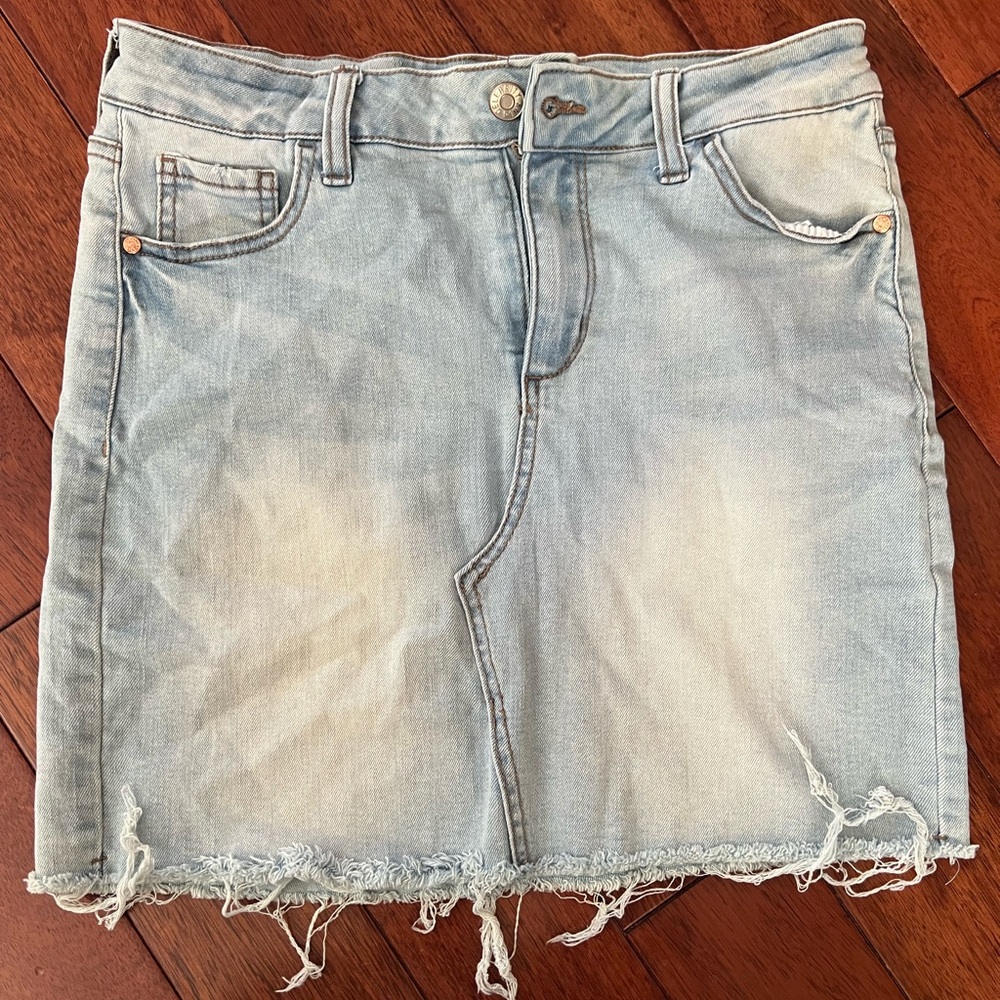 Celebrity Pink Light Blue Denim Skirt